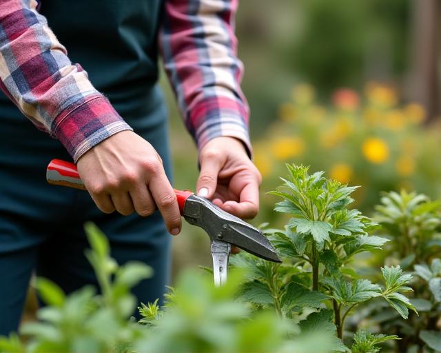 Saisonale Gartenpflege und Staudenschnitt